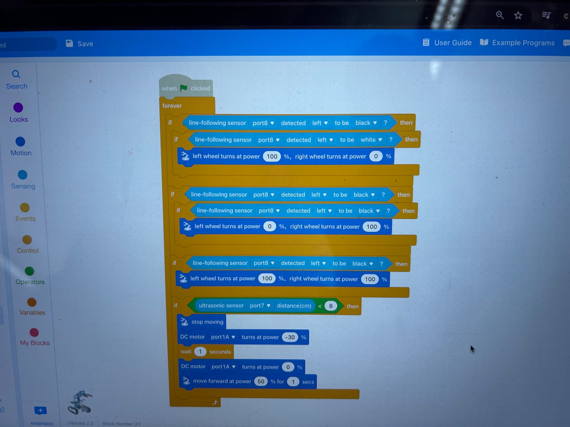 Code for delivery bot